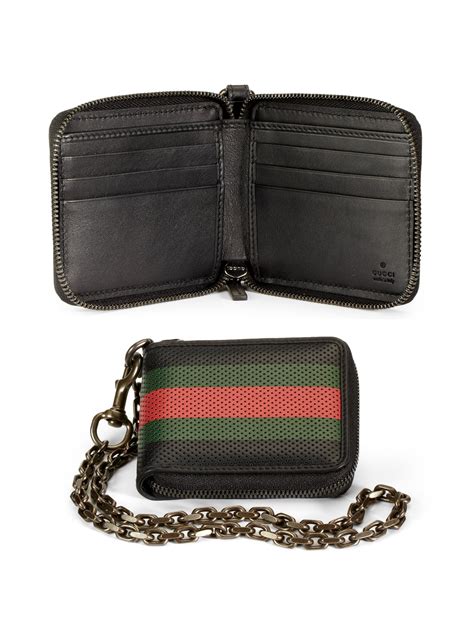 gucci chain wallet men|men's Gucci wallets for cheap.